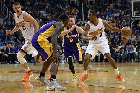 stats from lakers game last night vs suns